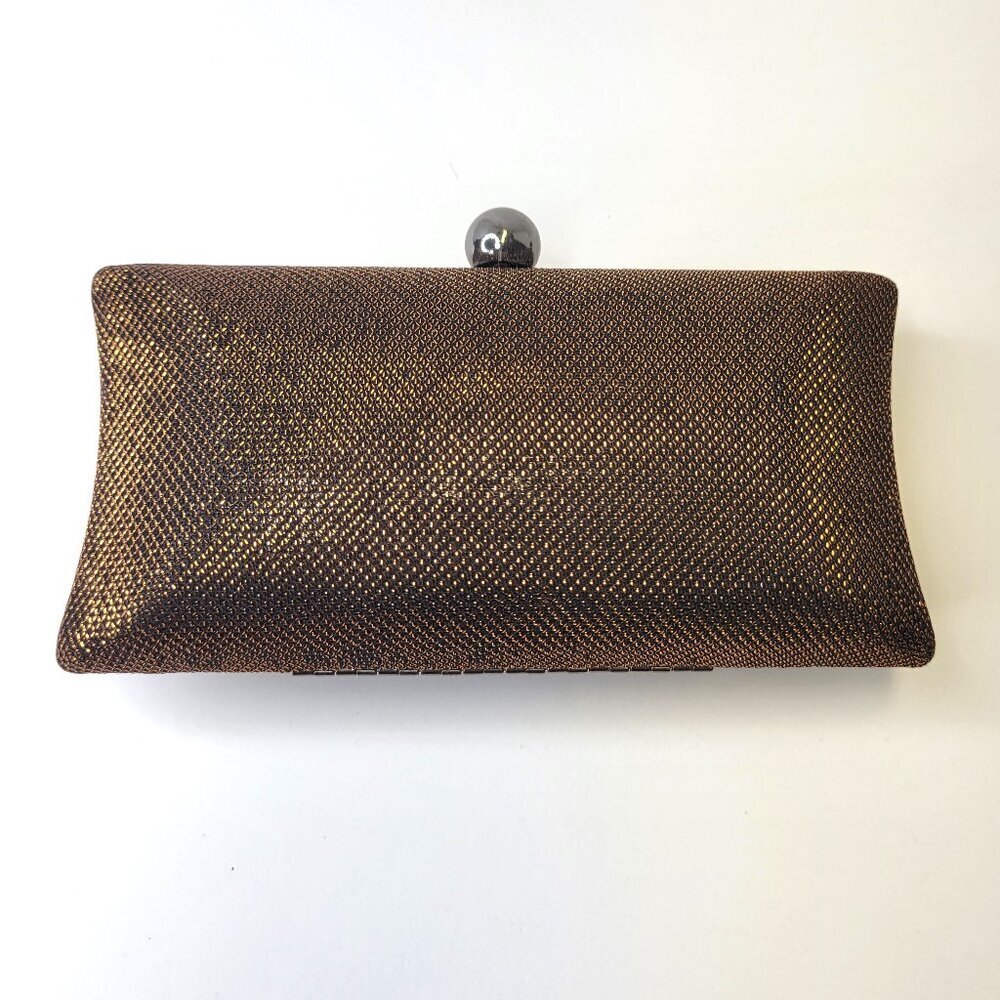 Bronze Brown Glitter Evening Purse Wedding Purse Elegant Clutches